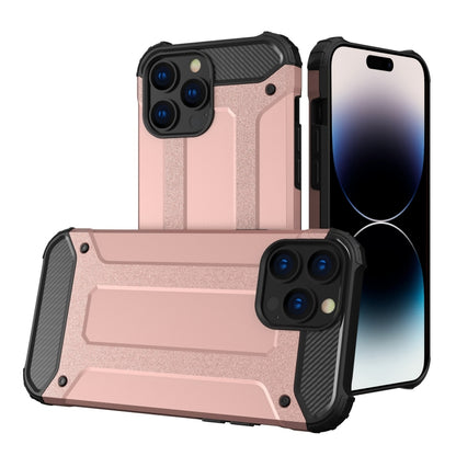 For iPhone 14 Pro Magic Armor TPU Phone Case(Rose Gold) by buy2fix