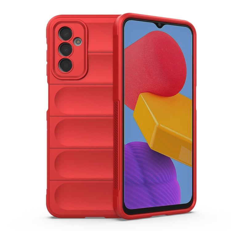 For Samsung Galaxy M13 4G Magic Shield TPU + Flannel Phone Case(Red) by buy2fix