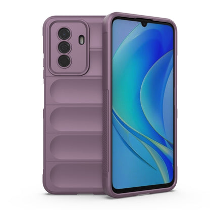 For Huawei Enjoy 50 4G / Nova Y70 Magic Shield TPU + Flannel Phone Case(Purple) - Huawei Cases by buy2fix | Online Shopping UK | buy2fix