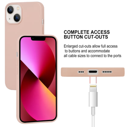 For iPhone 14 GOOSPERY SOFT FEELING Liquid TPU Phone Case (Light Pink) - iPhone 14 Cases by GOOSPERY | Online Shopping UK | buy2fix