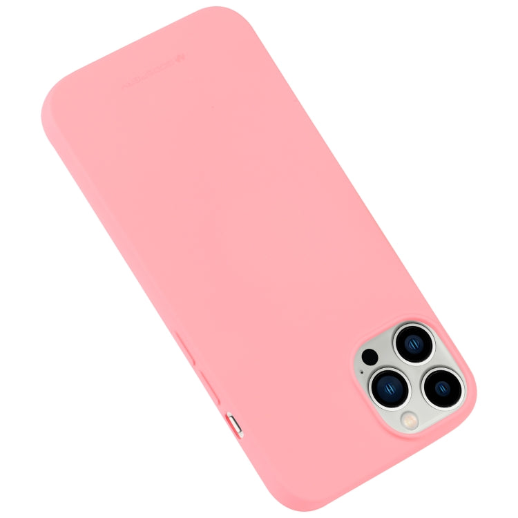 For iPhone 14 Pro Max GOOSPERY SOFT FEELING Liquid TPU Phone Case (Pink) - iPhone 14 Pro Max Cases by GOOSPERY | Online Shopping UK | buy2fix