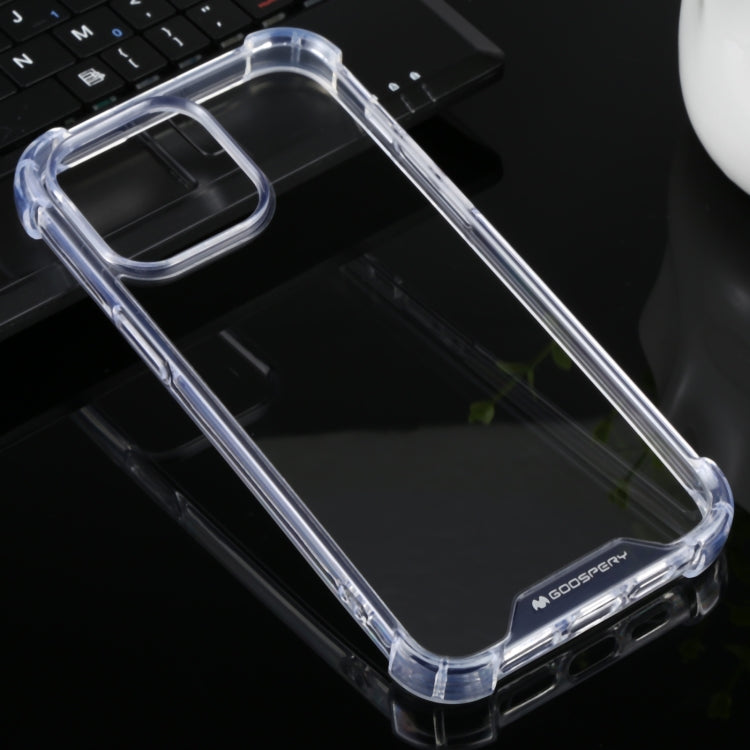 For iPhone 14 Pro Max MERCURY GOOSPERY Four-Corner Shockproof Soft Case (Transparent) - iPhone 14 Pro Max Cases by GOOSPERY | Online Shopping UK | buy2fix