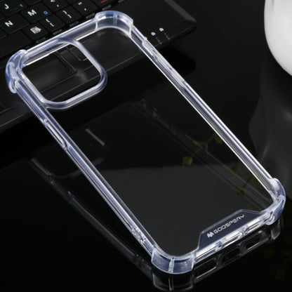 For iPhone 14 Pro Max MERCURY GOOSPERY Four-Corner Shockproof Soft Case (Transparent) - iPhone 14 Pro Max Cases by GOOSPERY | Online Shopping UK | buy2fix