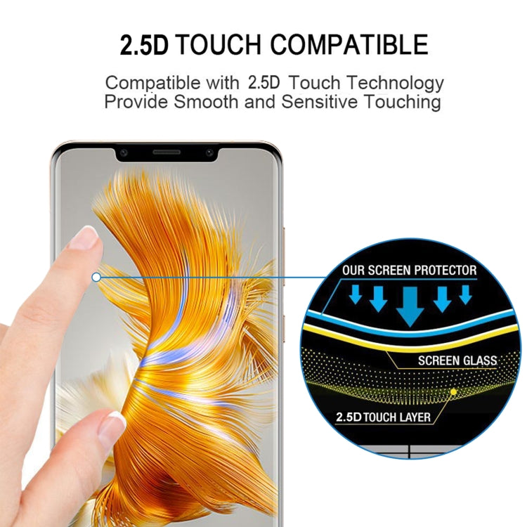 25 PCS 3D Curved Edge Full Screen Tempered Glass Film For Huawei Mate 50 Pro / Mate 50 RS Porsche Design - Huawei Tempered Glass by buy2fix | Online Shopping UK | buy2fix