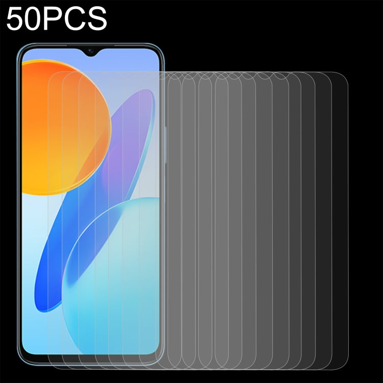 50 PCS 0.26mm 9H 2.5D Tempered Glass Film For Honor X8 5G / X8a / Play7T Pro / Play 8T Pro - Honor Tempered Glass by buy2fix | Online Shopping UK | buy2fix