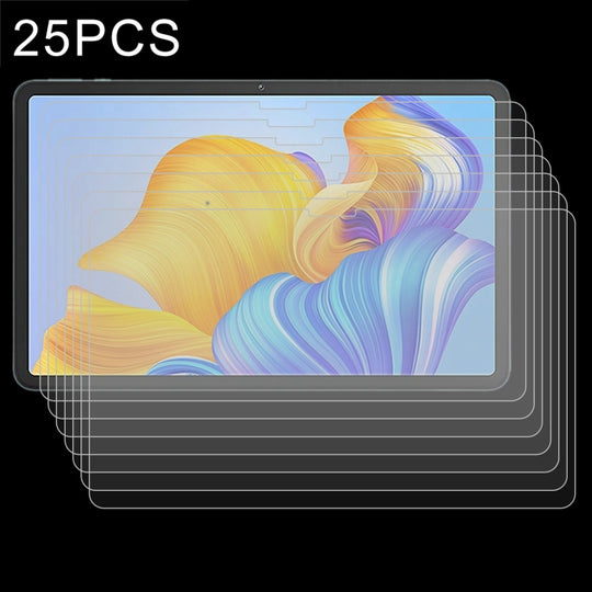 25 PCS 9H 0.3mm Explosion-proof Tempered Glass Film For Honor Pad 8 / Oukitel OT5S