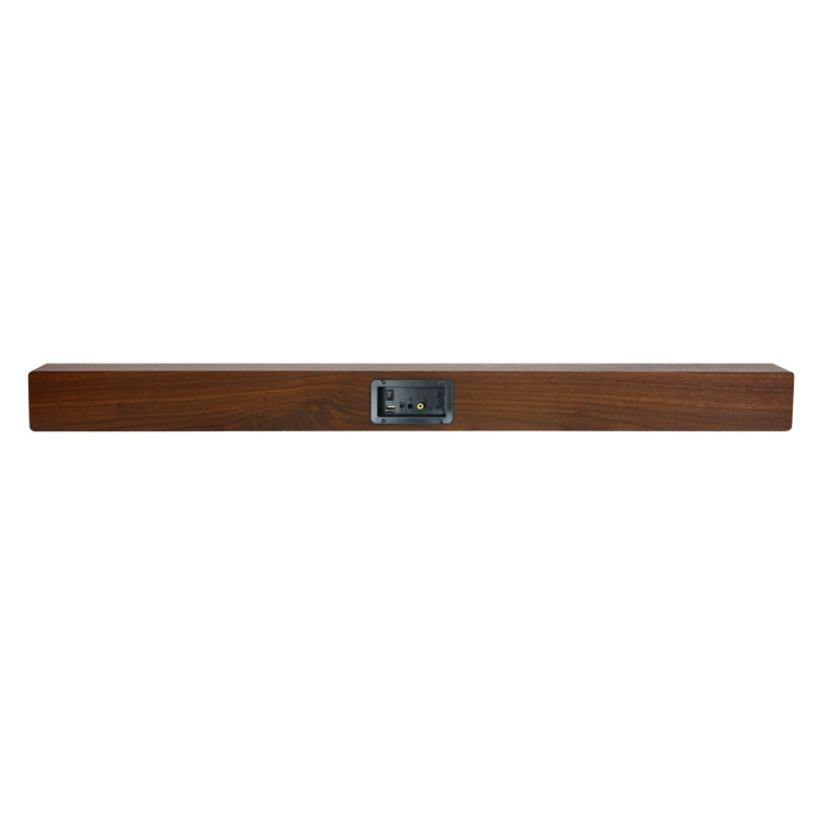 D90 Home Theater Audio Echo Wall Soundbar Subwoofer Bluetooth Audio(Brown) - Desktop Speaker by buy2fix | Online Shopping UK | buy2fix