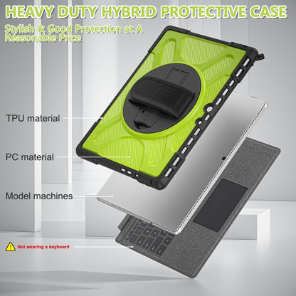 For MicroSoft Surface Pro 8 TPU + PC Tablet Case(Yellow Green) - Others by buy2fix | Online Shopping UK | buy2fix