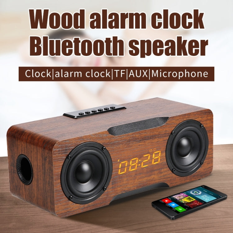 M8C Multifunctional Alarm Clock Bluetooth Speaker(Yellow) - Desktop Speaker by buy2fix | Online Shopping UK | buy2fix