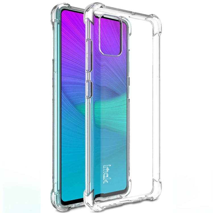 For Galaxy A71 4G International Version IMAK All-inclusive Shockproof Airbag TPU Protective Case, with Screen Protector(Transparent) - Galaxy Phone Cases by imak | Online Shopping UK | buy2fix