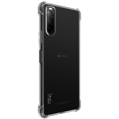 For Sony Xperia 10 II IMAK All-inclusive Shockproof Airbag TPU Protective Case, with Screen Protector(Transparent) - Sony Cases by imak | Online Shopping UK | buy2fix