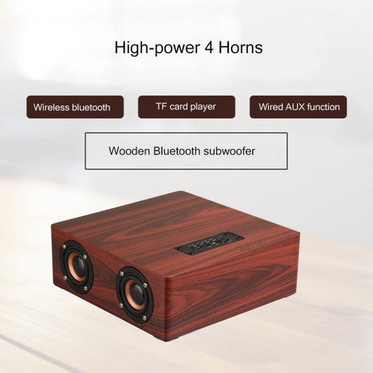 Q5 Home Computer TV Wooden Wireless Bluetooth Speaker(Yellow) by buy2fix