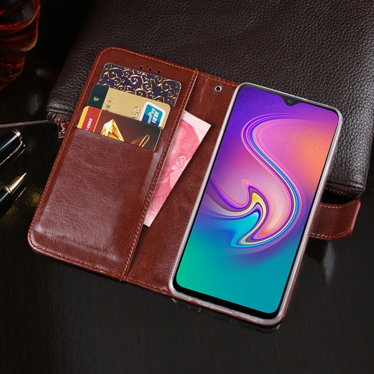 For Infinix S4 idewei Crazy Horse Texture Horizontal Flip Leather Case with Holder & Card Slots & Wallet(White) - Infinix Cases by idewei | Online Shopping UK | buy2fix