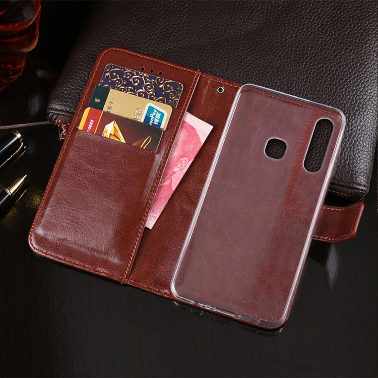 For Infinix Smart 3 Plus idewei Crazy Horse Texture Horizontal Flip Leather Case with Holder & Card Slots & Wallet(Brown) - Infinix Cases by idewei | Online Shopping UK | buy2fix