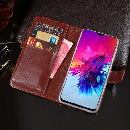 For Infinix Smart 3 Plus idewei Crazy Horse Texture Horizontal Flip Leather Case with Holder & Card Slots & Wallet(Brown) - Infinix Cases by idewei | Online Shopping UK | buy2fix