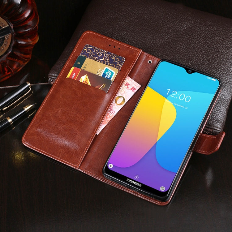 For Doogee X90 idewei Crazy Horse Texture Horizontal Flip Leather Case with Holder & Card Slots & Wallet(White) - More Brand by idewei | Online Shopping UK | buy2fix