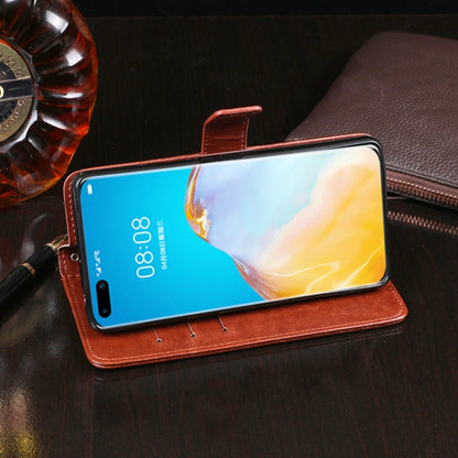 For Huawei P40 Pro idewei Crazy Horse Texture Horizontal Flip Leather Case with Holder & Card Slots & Wallet(Brown) - Huawei Cases by idewei | Online Shopping UK | buy2fix