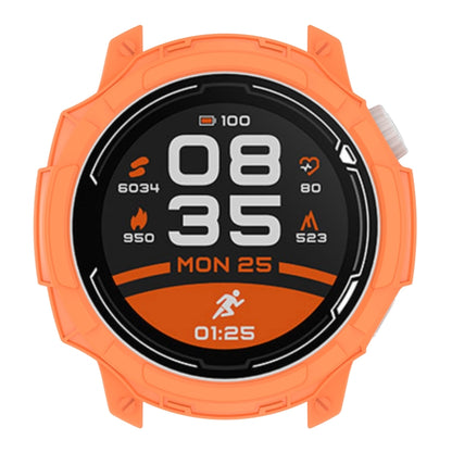 For COROS Pace 2 Armor Hollow TPU Watch Case(Orange) by buy2fix