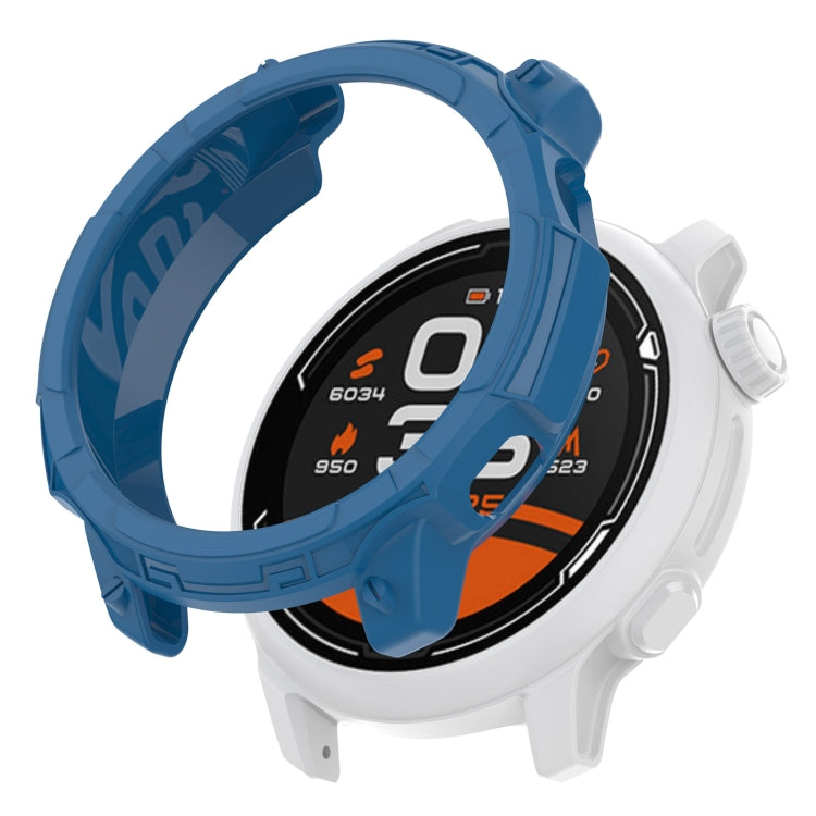 For COROS Pace 2 Armor Hollow TPU Watch Case(Dark Blue) by buy2fix