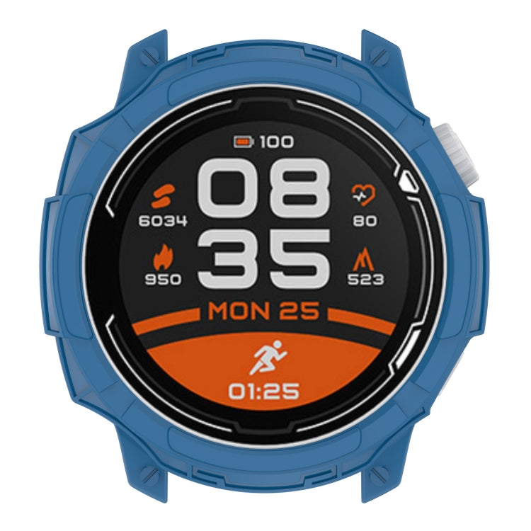 For COROS Pace 2 Armor Hollow TPU Watch Case(Dark Blue) by buy2fix
