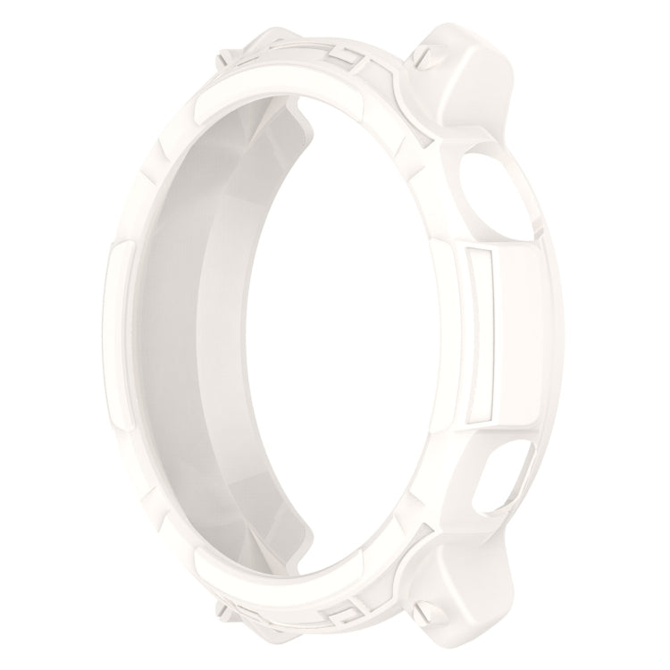For COROS Pace 2 Armor Hollow TPU Watch Case(Ivory White) by buy2fix
