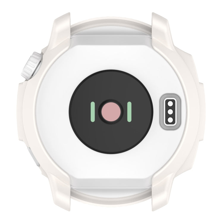 For COROS Pace 2 Armor Hollow TPU Watch Case(Ivory White) by buy2fix