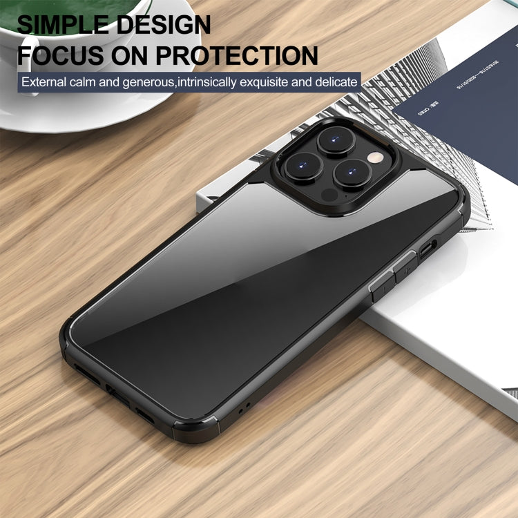 iPAKY Shockproof PC + TPU Protective Phone Case For iPhone 14 Pro(Black) - More iPhone Cases by iPAKY | Online Shopping UK | buy2fix