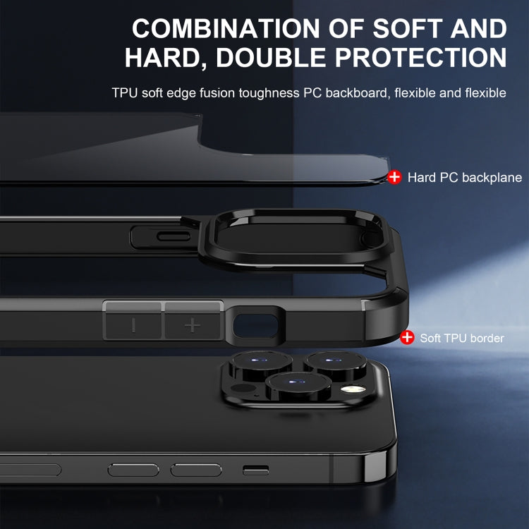 iPAKY Shockproof PC + TPU Protective Phone Case For iPhone 14(Black) - More iPhone Cases by iPAKY | Online Shopping UK | buy2fix