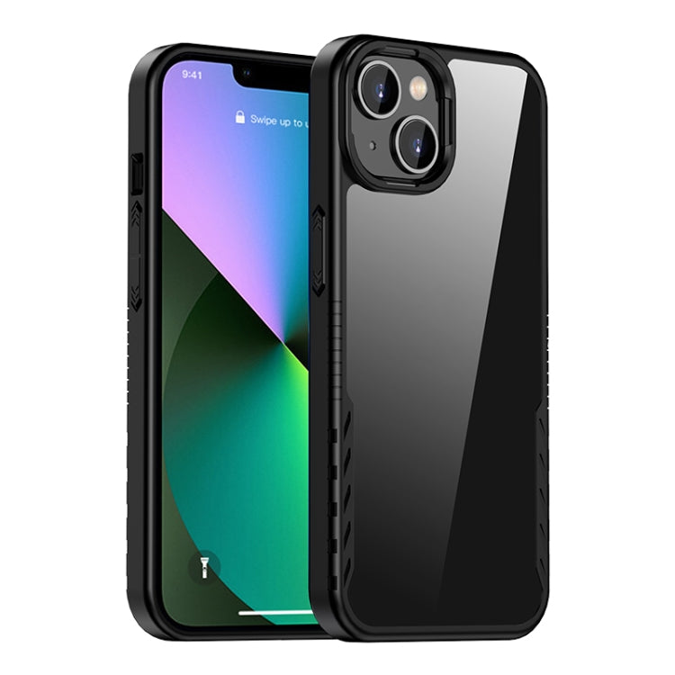 iPAKY Shockproof PC + TPU Protective Phone Case For iPhone 14 Max(Black) - More iPhone Cases by iPAKY | Online Shopping UK | buy2fix