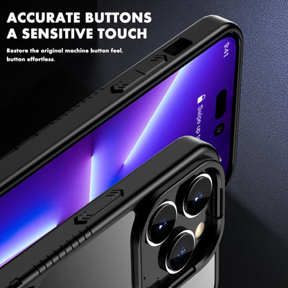 iPAKY Shockproof PC + TPU Protective Phone Case For iPhone 14 Max(Black) - More iPhone Cases by iPAKY | Online Shopping UK | buy2fix