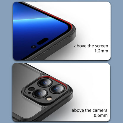 iPAKY Shockproof PC + TPU Protective Phone Case For iPhone 14 Pro(Pink) - More iPhone Cases by iPAKY | Online Shopping UK | buy2fix