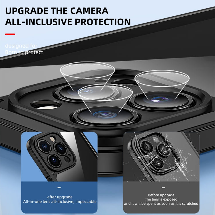 iPAKY Shockproof PC + TPU Protective Phone Case For iPhone 14 Max(Purple) - More iPhone Cases by iPAKY | Online Shopping UK | buy2fix