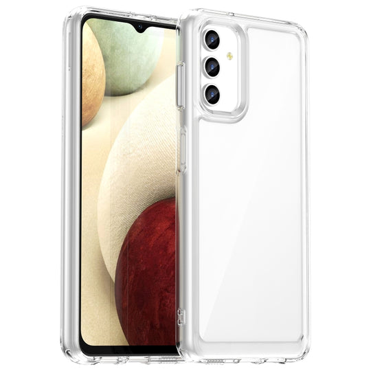 For Samsung Galaxy A13 5G Colorful Series Acrylic + TPU Phone Case(Transparent)