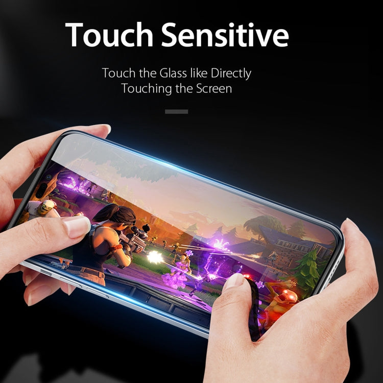 For iPhone 14 Plus / 13 Pro Max 10pcs DUX DUCIS 0.33mm 9H Medium Alumina Tempered Glass Film(Black) by DUX DUCIS