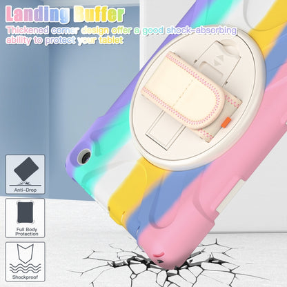 For Amazon Kindle Fire 7 2022 Hard PC Soft Silicone Full Body Tablet Case(Colorful Pink) - Amazon by buy2fix | Online Shopping UK | buy2fix