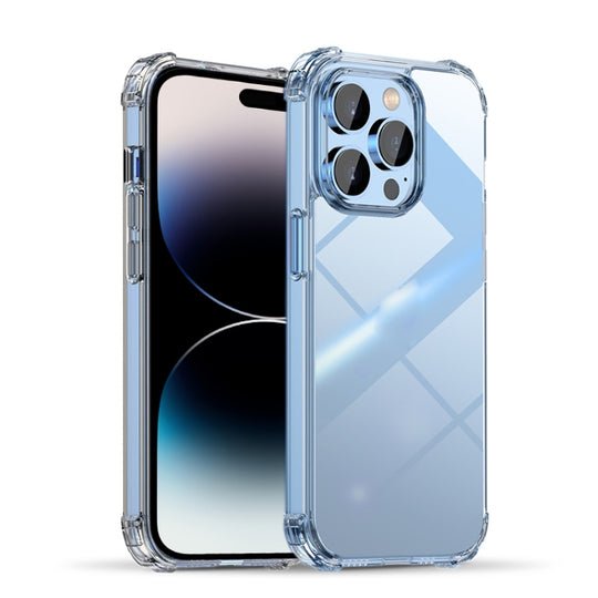 For iPhone 14 Pro Max iPAKY Shockproof PC + TPU Protective Phone Case (Transparent)