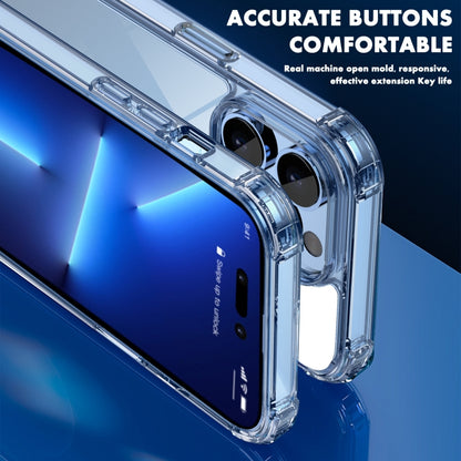 For iPhone 14 Pro Max iPAKY Shockproof PC + TPU Protective Phone Case (Transparent) - iPhone 14 Pro Max Cases by iPAKY | Online Shopping UK | buy2fix