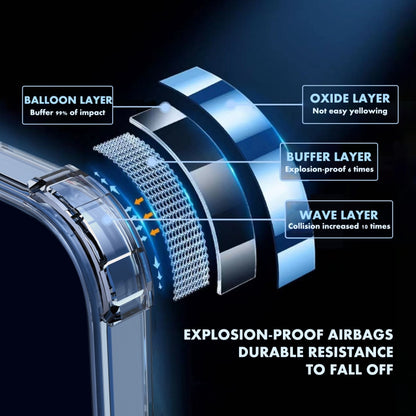 For iPhone 14 Pro iPAKY Shockproof PC + TPU Protective Phone Case(Transparent) - iPhone 14 Pro Cases by iPAKY | Online Shopping UK | buy2fix