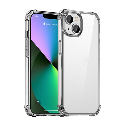 For iPhone 14 iPAKY Shockproof PC + TPU Protective Phone Case (Transparent) - iPhone 14 Cases by iPAKY | Online Shopping UK | buy2fix
