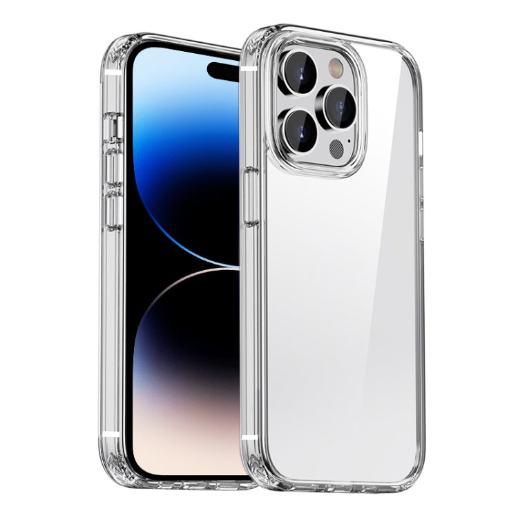 For iPhone 14 Pro iPAKY Shockproof PC + TPU Protective Phone Case(Transparent) - iPhone 14 Pro Cases by iPAKY | Online Shopping UK | buy2fix