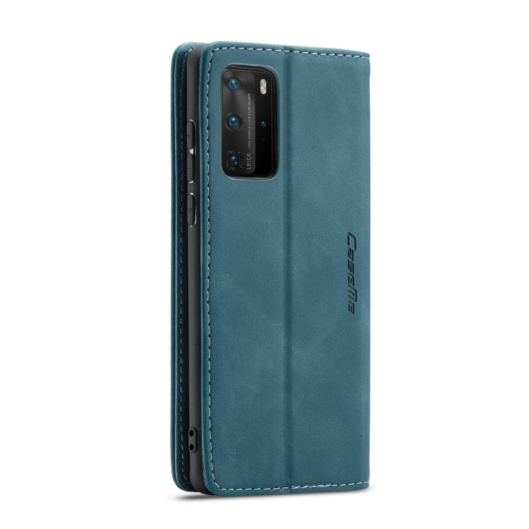 For Huawei P40 Pro CaseMe-013 Multifunctional Horizontal Flip Leather Case with Card Slot & Holder & Wallet(Blue) - Huawei Cases by CaseMe | Online Shopping UK | buy2fix