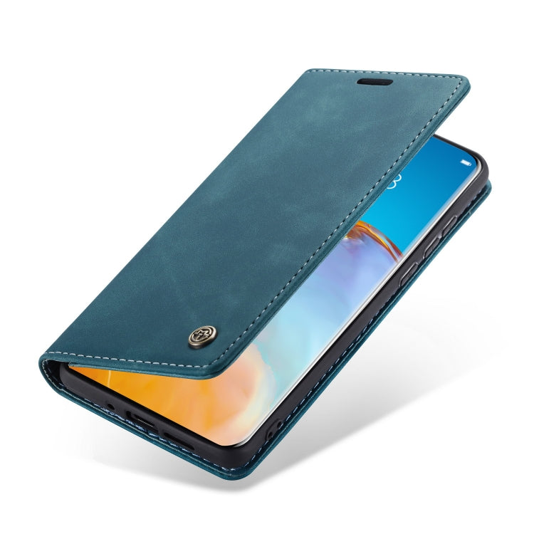 For Huawei P40 Pro CaseMe-013 Multifunctional Horizontal Flip Leather Case with Card Slot & Holder & Wallet(Blue) - Huawei Cases by CaseMe | Online Shopping UK | buy2fix
