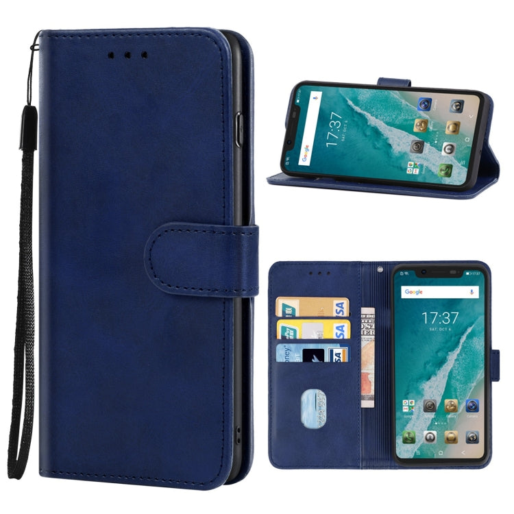 For Blackview BV9600 / BV9600 Pro Leather Phone Case(Blue) - More Brand by buy2fix | Online Shopping UK | buy2fix