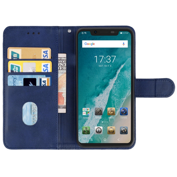 For Blackview BV9600 / BV9600 Pro Leather Phone Case(Blue) - More Brand by buy2fix | Online Shopping UK | buy2fix