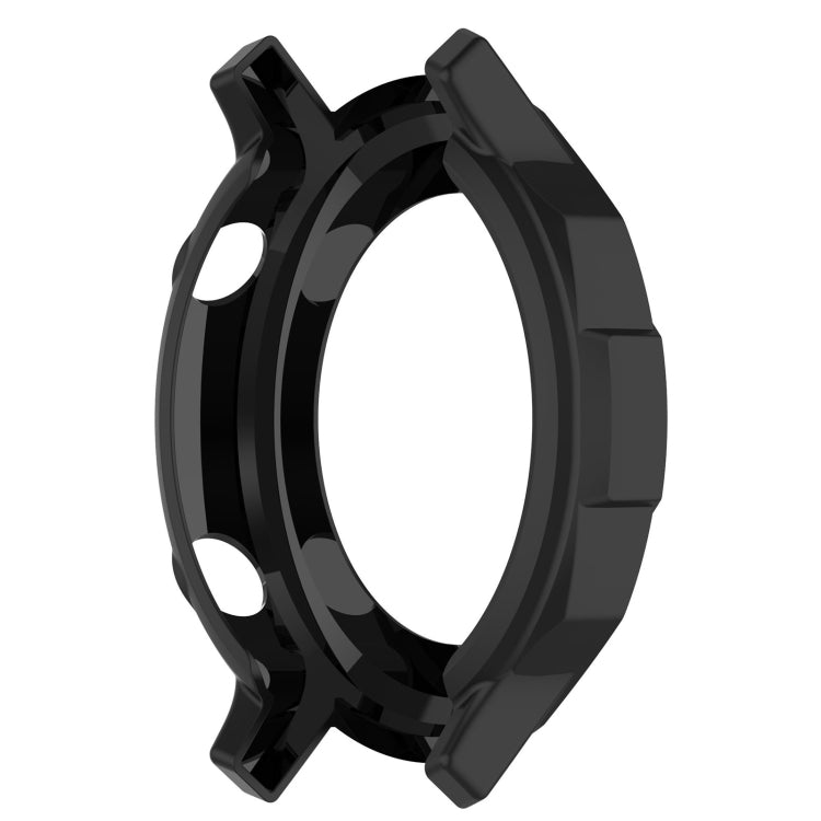 For Realme watch S RMA207 Armor Hollow TPU Watch Case(Black) by buy2fix