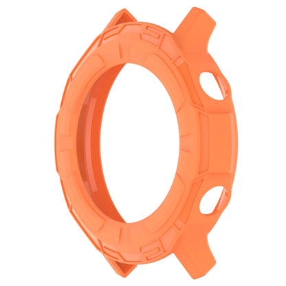 For Realme watch S RMA207 Armor Hollow TPU Watch Case(Orange) by buy2fix