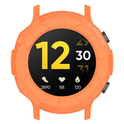 For Realme watch S RMA207 Armor Hollow TPU Watch Case(Orange) by buy2fix