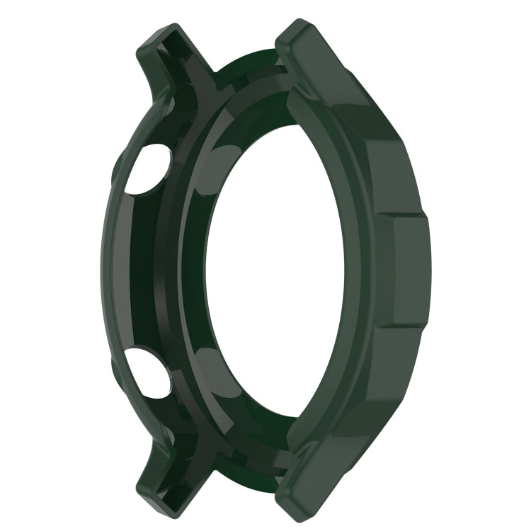 For Realme watch S RMA207 Armor Hollow TPU Watch Case(Olive Green) by buy2fix