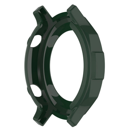 For Realme watch S RMA207 Armor Hollow TPU Watch Case(Olive Green) by buy2fix