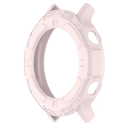 For Realme watch S RMA207 Armor Hollow TPU Watch Case(Light Pink) by buy2fix